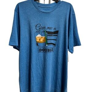 Travis Mathew Blue Graphic Tee